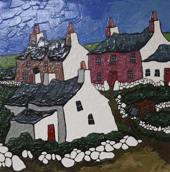 Peter Morgan Abereidely 40 x 40cm, unframed